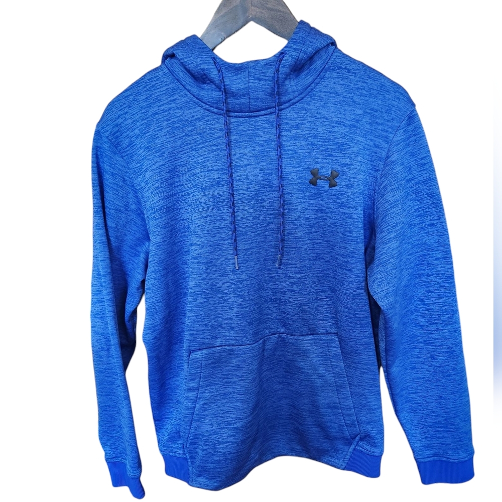 Under Armour Blue Pullover Hoodie Sweatshirt EUC Blue Size M